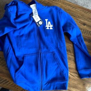 LA Dodgers Los Angeles hoodie New with Tags Youth L 14/16